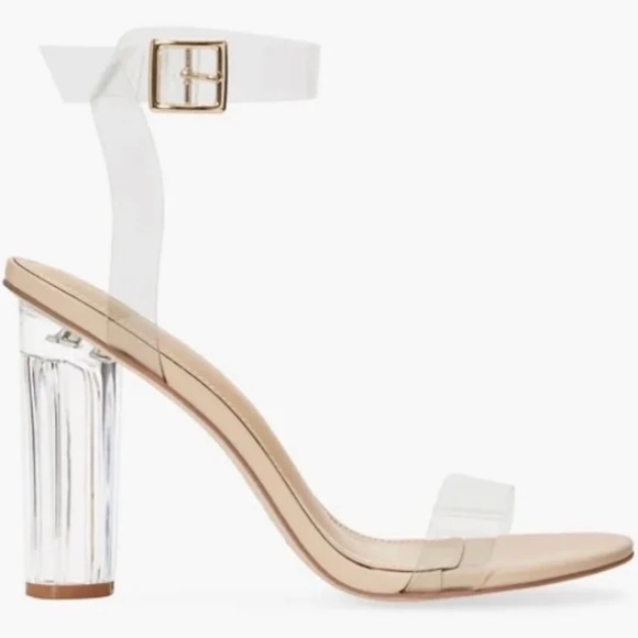 Transparent Heeled Sandals - Size 7 - Picture 3 of 5